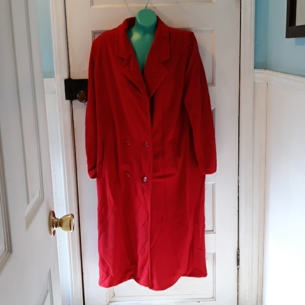 Vintage red Kashmiracle made in USA union made